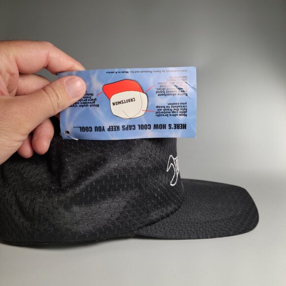 Vintage Black Craftsman coolcap Mesh Snapback Hat Made in USA - Picture 7 of 11